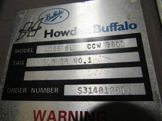 HOWDEN BUFFALO 1085BL CCW 360D Centrifugal Blower New Never Installed