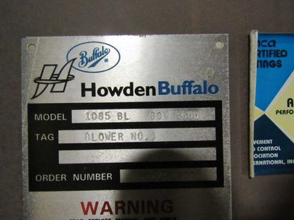 HOWDEN BUFFALO 1085BL CCW 360D Centrifugal Blower New Never Installed