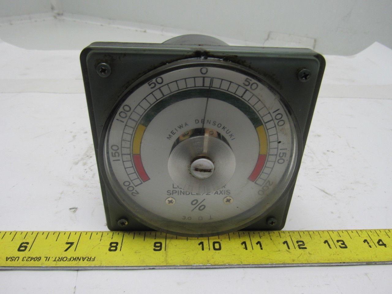 Meiwa Densokuki Type MRM-110 Load Meter Spindle/Z-Axis From a Wasino LG71 CNC