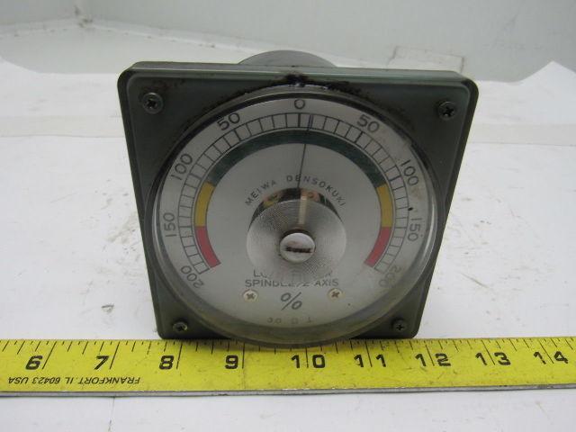 Meiwa Densokuki Type MRM-110 Load Meter Spindle/Z-Axis From a Wasino LG71 CNC