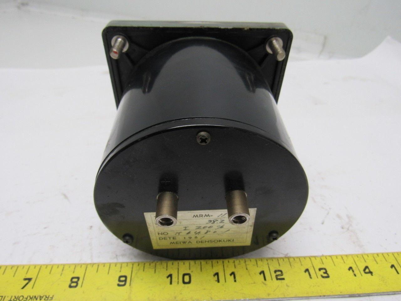 Meiwa Densokuki Type MRM-110 Load Meter Spindle/Z-Axis From a Wasino LG71 CNC