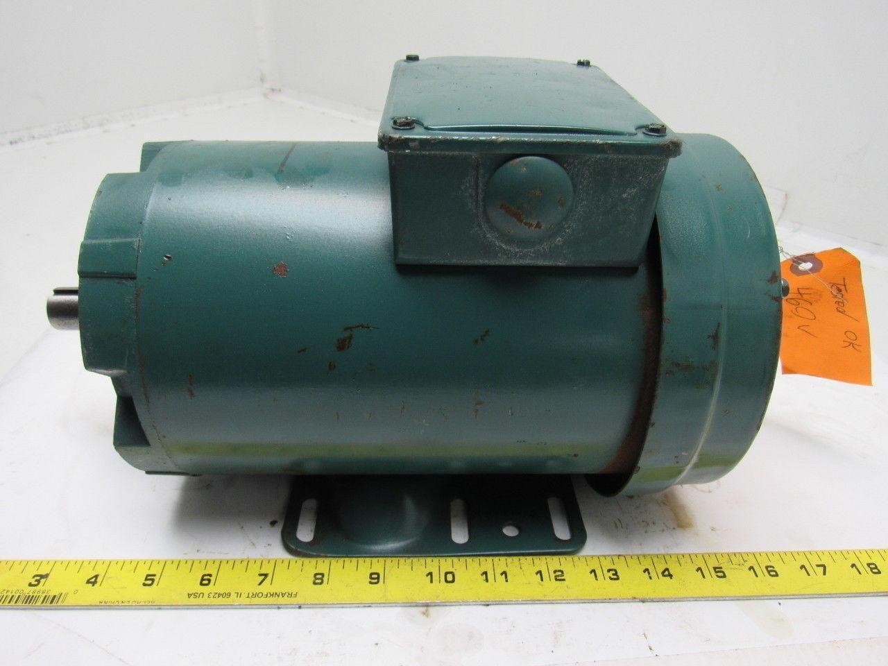 Reliance FJ145TC 3/4 Hp Duty Master AC Motor 230/460 60 Hz. 7/8" Shaft
