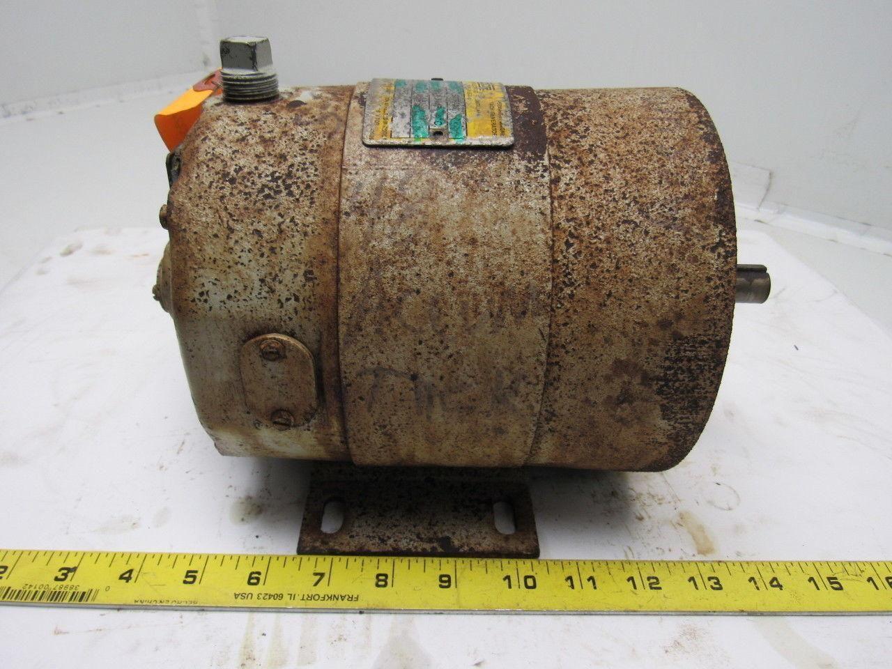 Baldor 601A168 50 VDC DC Tachometer Generator Motor Frame 42