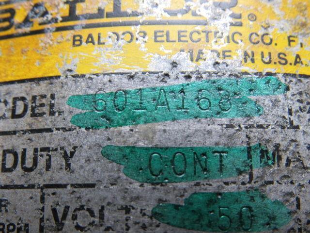 Baldor 601A168 50 VDC DC Tachometer Generator Motor Frame 42