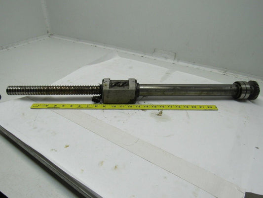 Wasino LG71 33" Ball Screw & Nut Assembly End Bearing is Bad
