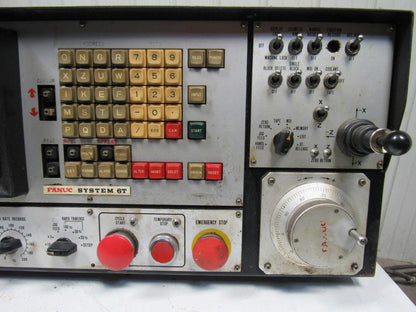 Fanuc System 6T Operator Interface Control Panel W/Arm From a Wasino LG71