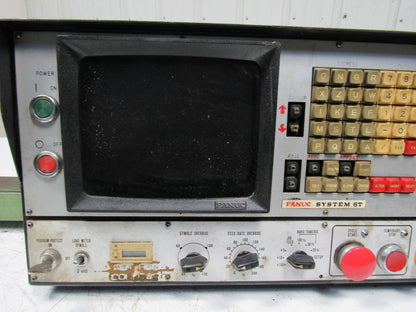 Fanuc System 6T Operator Interface Control Panel W/Arm From a Wasino LG71