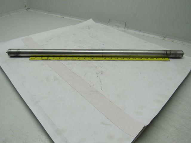 1-1/4" X 28-3/4" Aluminum Conveyor Roller W/3/16" Spring Loaded Shaft