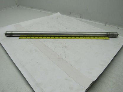 1-1/4" X 28-3/4" Aluminum Conveyor Roller W/3/16" Spring Loaded Shaft