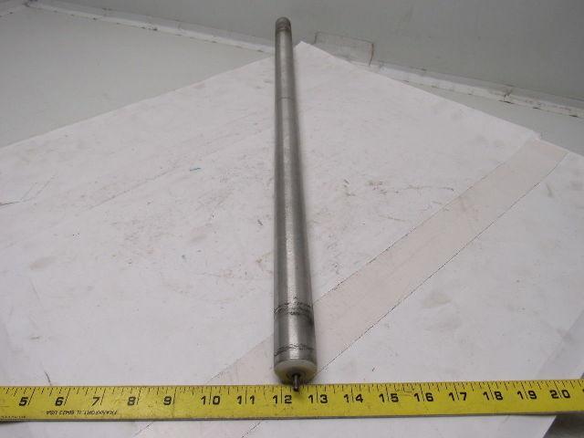 1-1/4" X 28-3/4" Aluminum Conveyor Roller W/3/16" Spring Loaded Shaft