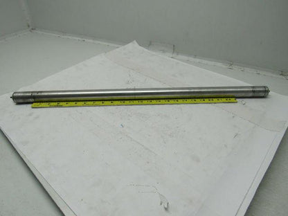 1-1/4" X 28-3/4" Aluminum Conveyor Roller W/3/16" Spring Loaded Shaft