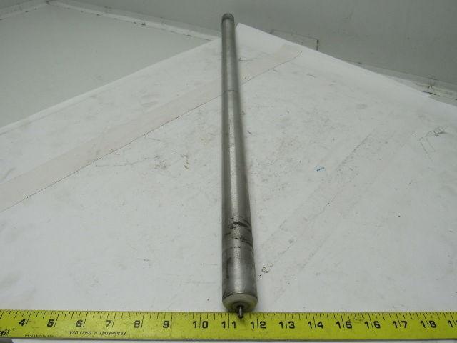 1-1/4" X 28-3/4" Aluminum Conveyor Roller W/3/16" Spring Loaded Shaft