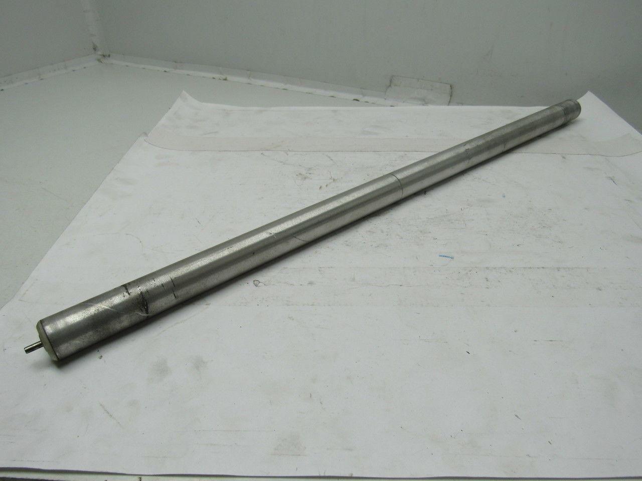 1-1/4" X 28-3/4" Aluminum Conveyor Roller W/3/16" Spring Loaded Shaft
