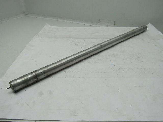 1-1/4" X 28-3/4" Aluminum Conveyor Roller W/3/16" Spring Loaded Shaft