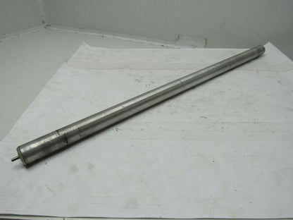 1-1/4" X 28-3/4" Aluminum Conveyor Roller W/3/16" Spring Loaded Shaft