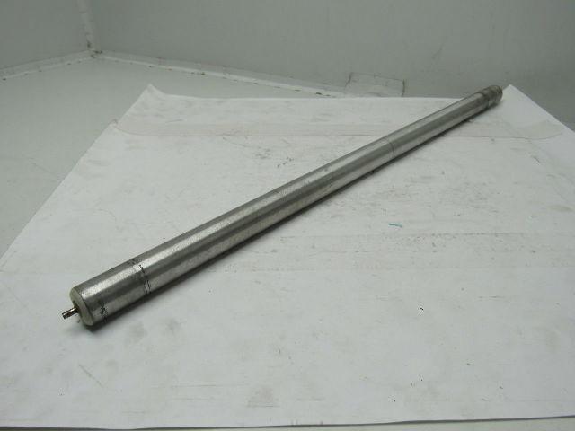 1-1/4" X 28-3/4" Aluminum Conveyor Roller W/3/16" Spring Loaded Shaft