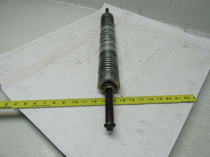 Aluminum Belt Drive Conveyor Roller 2-3/8"x 17"L W/3/4" Shaft 25-5/8" OAL