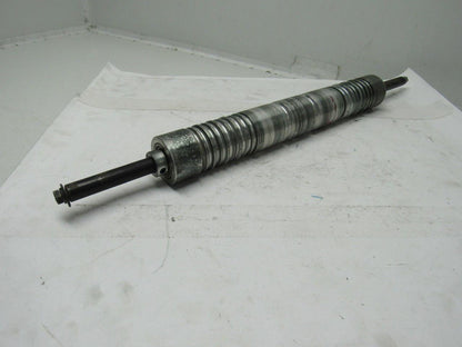 Aluminum Belt Drive Conveyor Roller 2-3/8"x 17"L W/3/4" Shaft 25-5/8" OAL