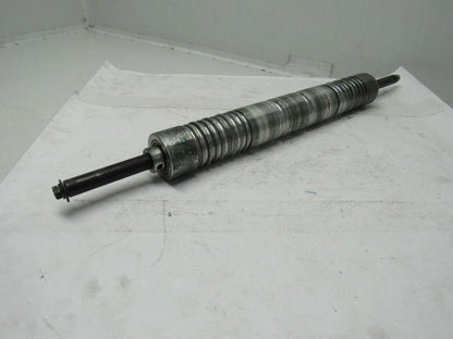 Aluminum Belt Drive Conveyor Roller 2-3/8"x 17"L W/3/4" Shaft 25-5/8" OAL