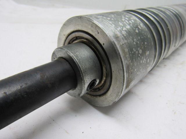 Aluminum Belt Drive Conveyor Roller 2-3/8"x 17"L W/3/4" Shaft 25-5/8" OAL