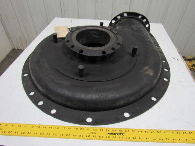 C65 8 X 8 Slurry Pump Gum Rubber Half Shell Cover Plate Liner