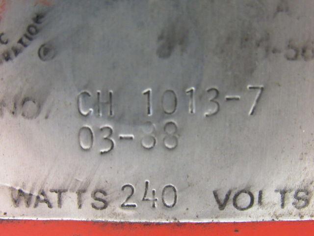 Temco CH-1013-7 Screw Plug Immersion Heater W/Tank 240V 3Ph 2500W