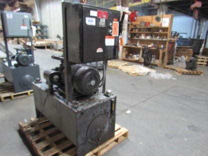 VICKERS/ MARMAC 85 GAL Hydraulic Power Unit 7-1/2HP 460V 3Ph W/ 25V Pump Tested