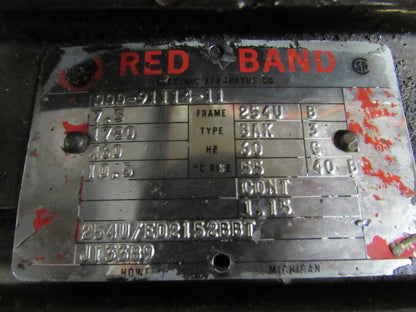 VICKERS/ MARMAC 85 GAL Hydraulic Power Unit 7-1/2HP 460V 3Ph W/ 25V Pump Tested