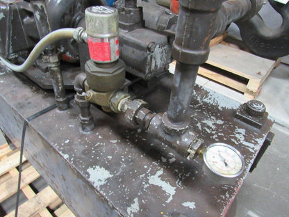 VICKERS/ MARMAC 85 GAL Hydraulic Power Unit 7-1/2HP 460V 3Ph W/ 25V Pump Tested
