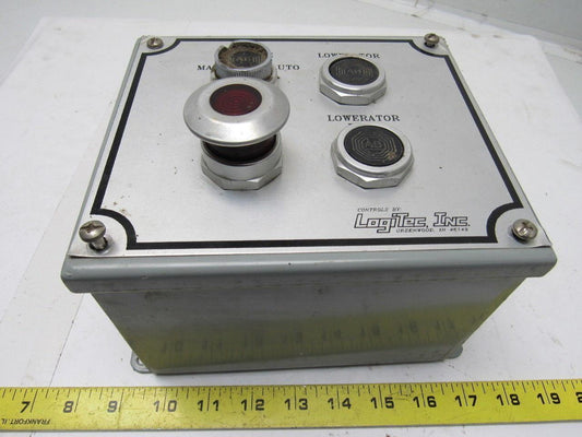 LOGITEC 4 FUNCTION Industrial Machine Controls 3 Function + E-Stop Lot/1