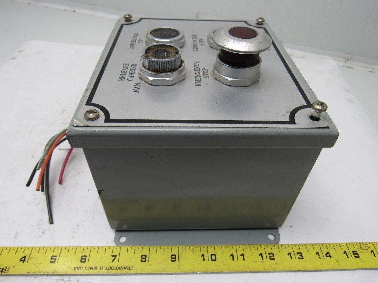 LOGITEC 4 FUNCTION Industrial Machine Controls 3 Function + E-Stop Lot/1