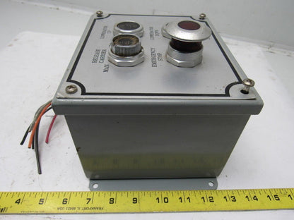 LOGITEC 4 FUNCTION Industrial Machine Controls 3 Function + E-Stop Lot/1