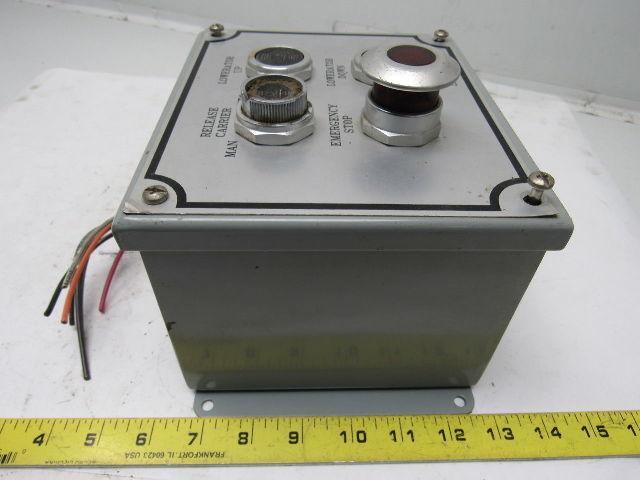 LOGITEC 4 FUNCTION Industrial Machine Controls 3 Function + E-Stop Lot/1