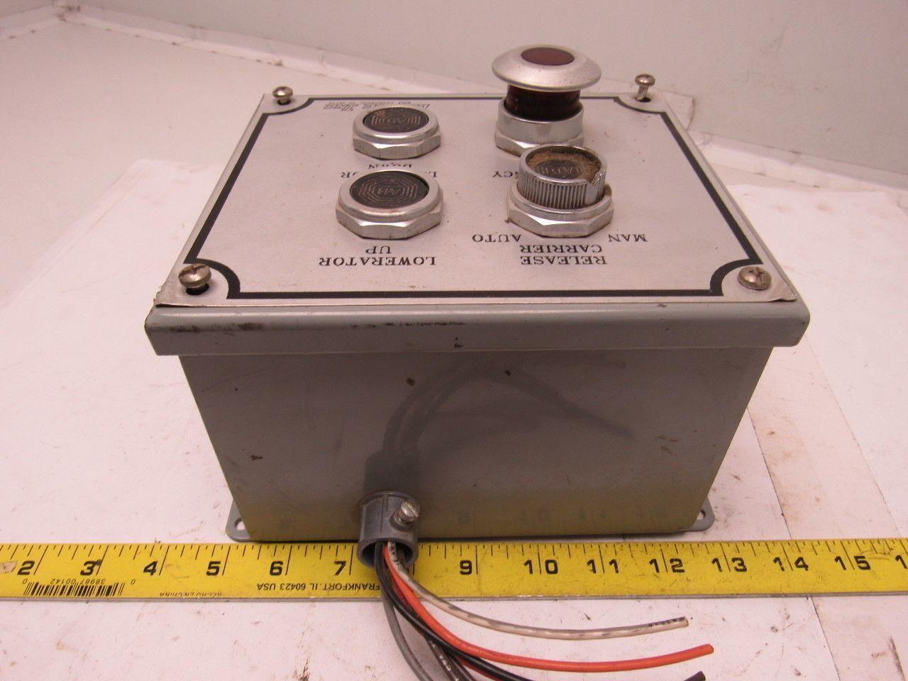 LOGITEC 4 FUNCTION Industrial Machine Controls 3 Function + E-Stop Lot/1