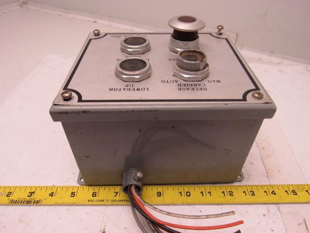 LOGITEC 4 FUNCTION Industrial Machine Controls 3 Function + E-Stop Lot/1