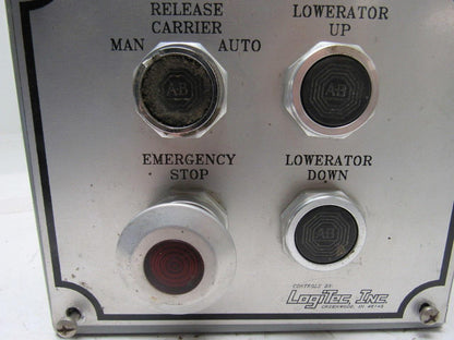 LOGITEC 4 FUNCTION Industrial Machine Controls 3 Function + E-Stop Lot/1