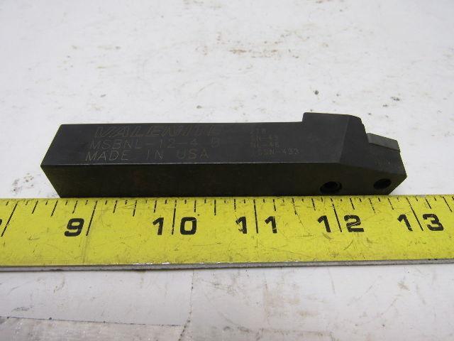 Valenite MSBNL-12-4B Indexable Lathe Tool Holder 3/4" Square Shank USA