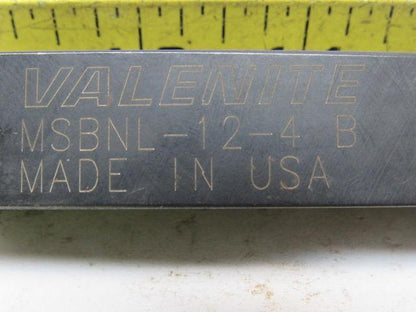 Valenite MSBNL-12-4B Indexable Lathe Tool Holder 3/4" Square Shank USA