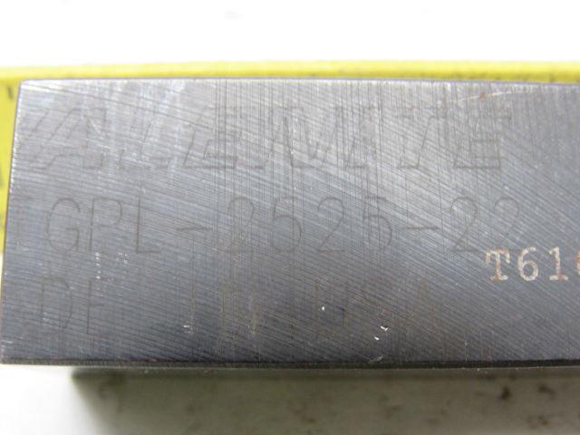 Valenite GPL-2525-22 Indexable Lathe Tool Holder 1" Square Shank USA