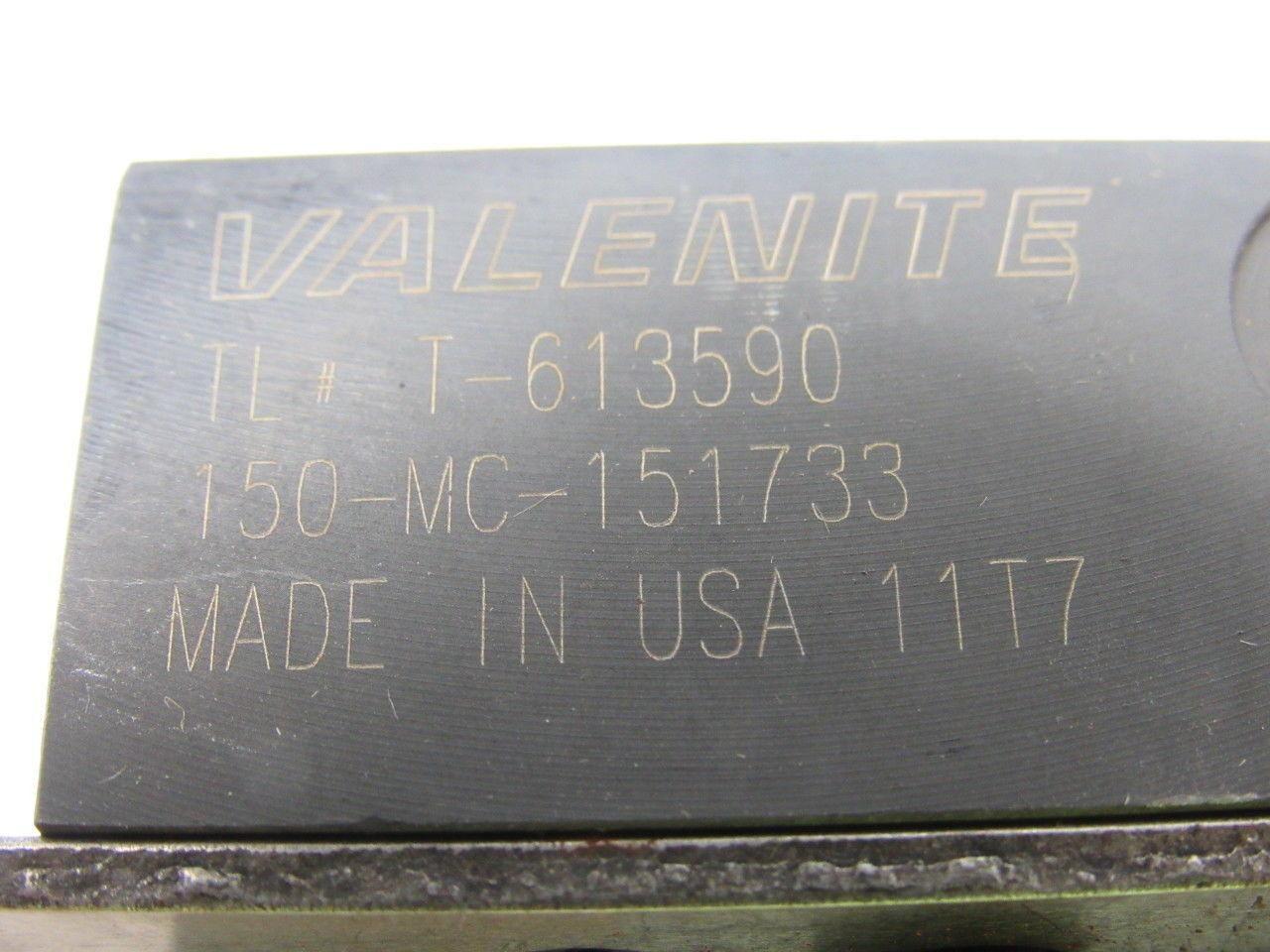 Valenite T-613590 150-MC-151733 Quick Change Lathe Tool Holder