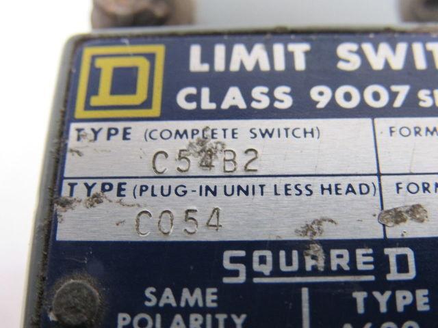 Square D C54B2 Turret Head Side Rotary Limit Switch Ser A