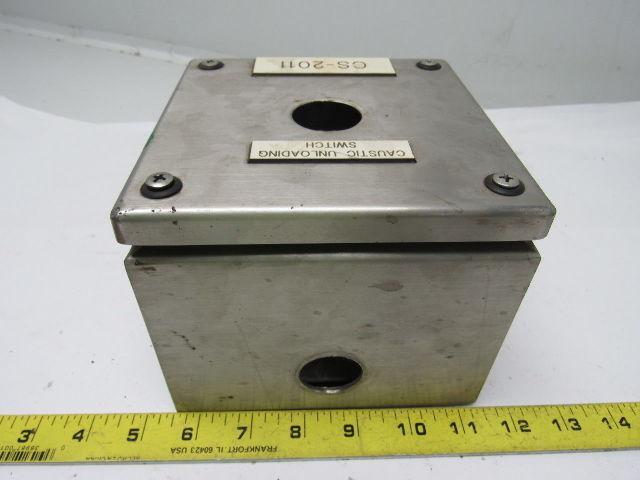 Hoffman L-SC151512SS INST. BOX SCREW COVER 150X150X120MM SS W/Backplate