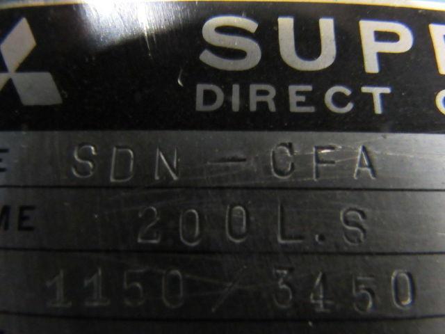 MITSUBISHI/ MAZAK SUPERLINE SDN-CFA DC Motor 1150/3450RPM 15/22 Kw Mazak M-5