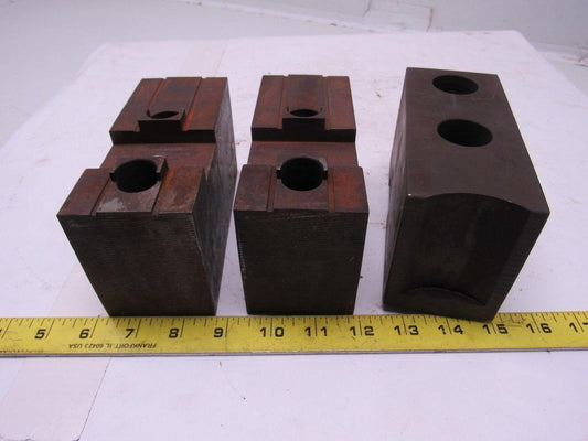 Huron T11248 Lathe Chuck Soft  Jaws 6"L x 2-1/2"W X3-1/8"T Lot of 3