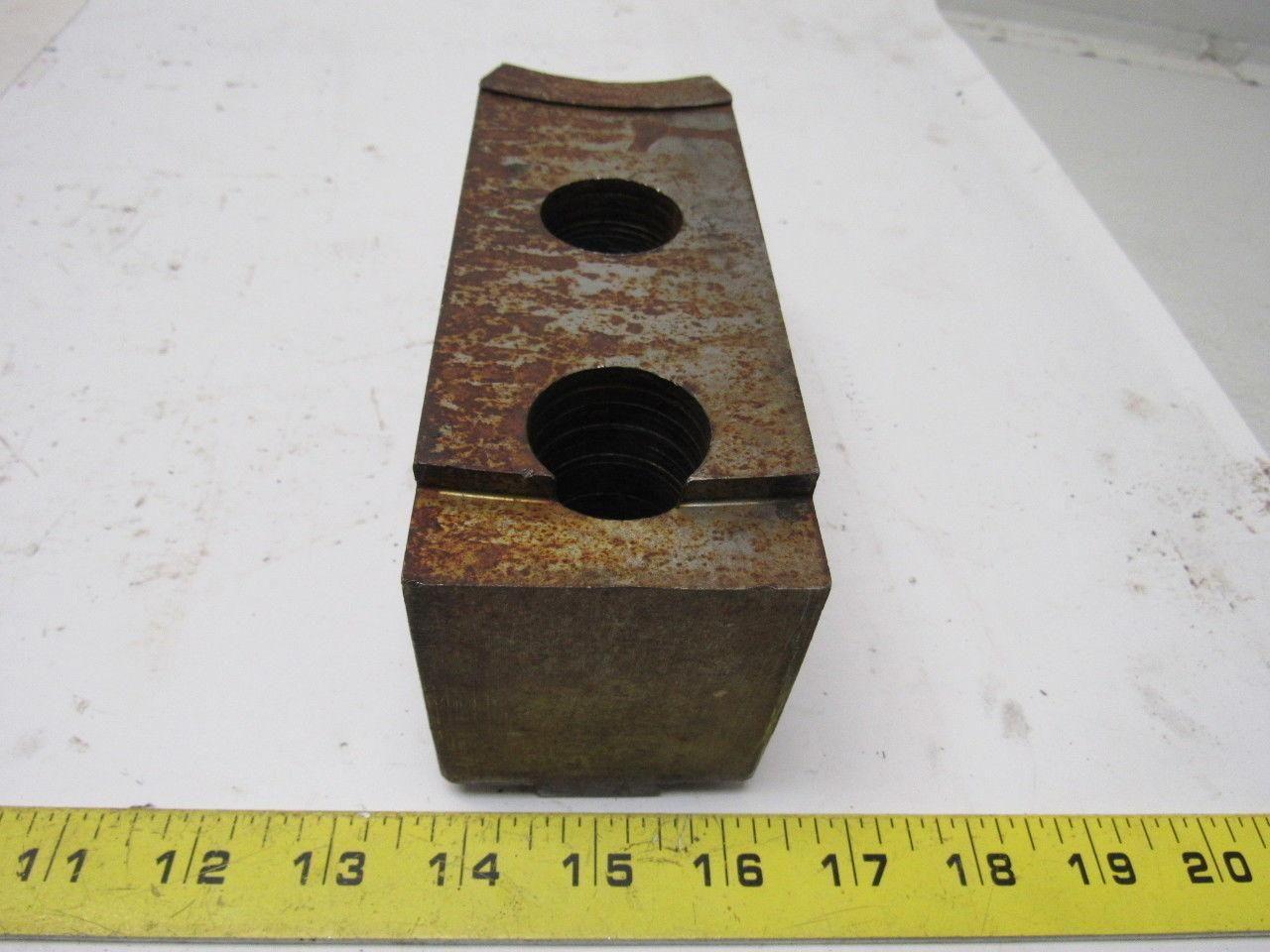 Huron T15A75 Lathe Chuck Soft  Jaws 7-1/8"L x 2-1/2"W X2-7/8"T Lot of 3