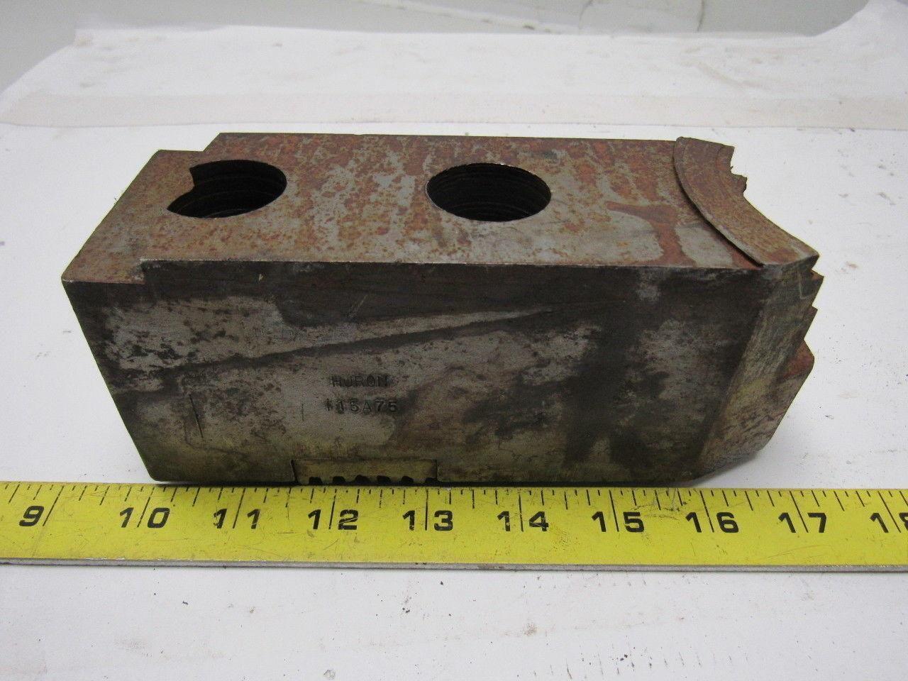 Huron T15A75 Lathe Chuck Soft  Jaws 7-1/8"L x 2-1/2"W X2-7/8"T Lot of 3