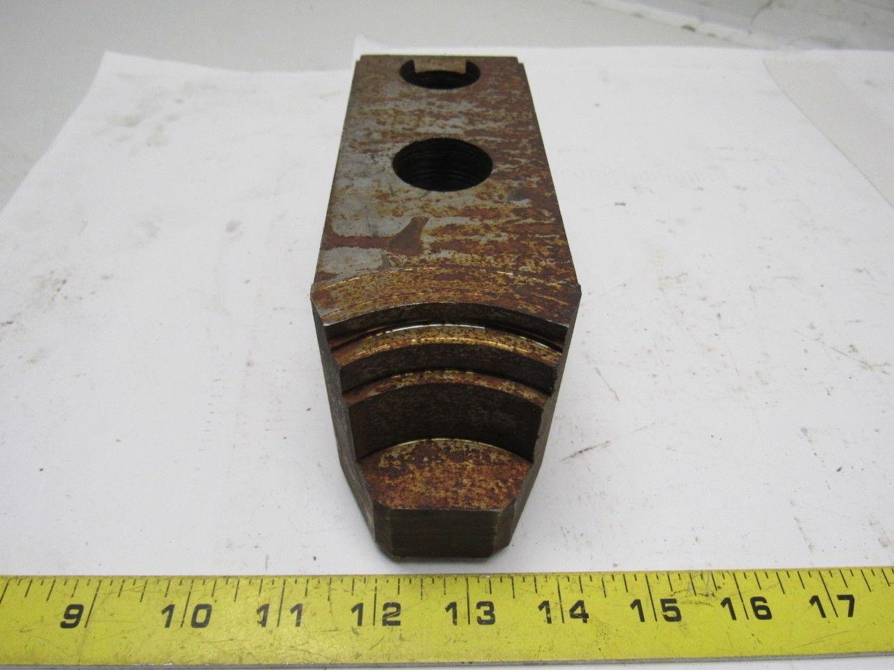 Huron T15A75 Lathe Chuck Soft  Jaws 7-1/8"L x 2-1/2"W X2-7/8"T Lot of 3