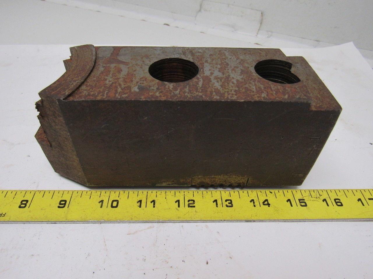 Huron T15A75 Lathe Chuck Soft  Jaws 7-1/8"L x 2-1/2"W X2-7/8"T Lot of 3