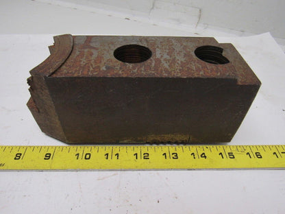 Huron T15A75 Lathe Chuck Soft  Jaws 7-1/8"L x 2-1/2"W X2-7/8"T Lot of 3