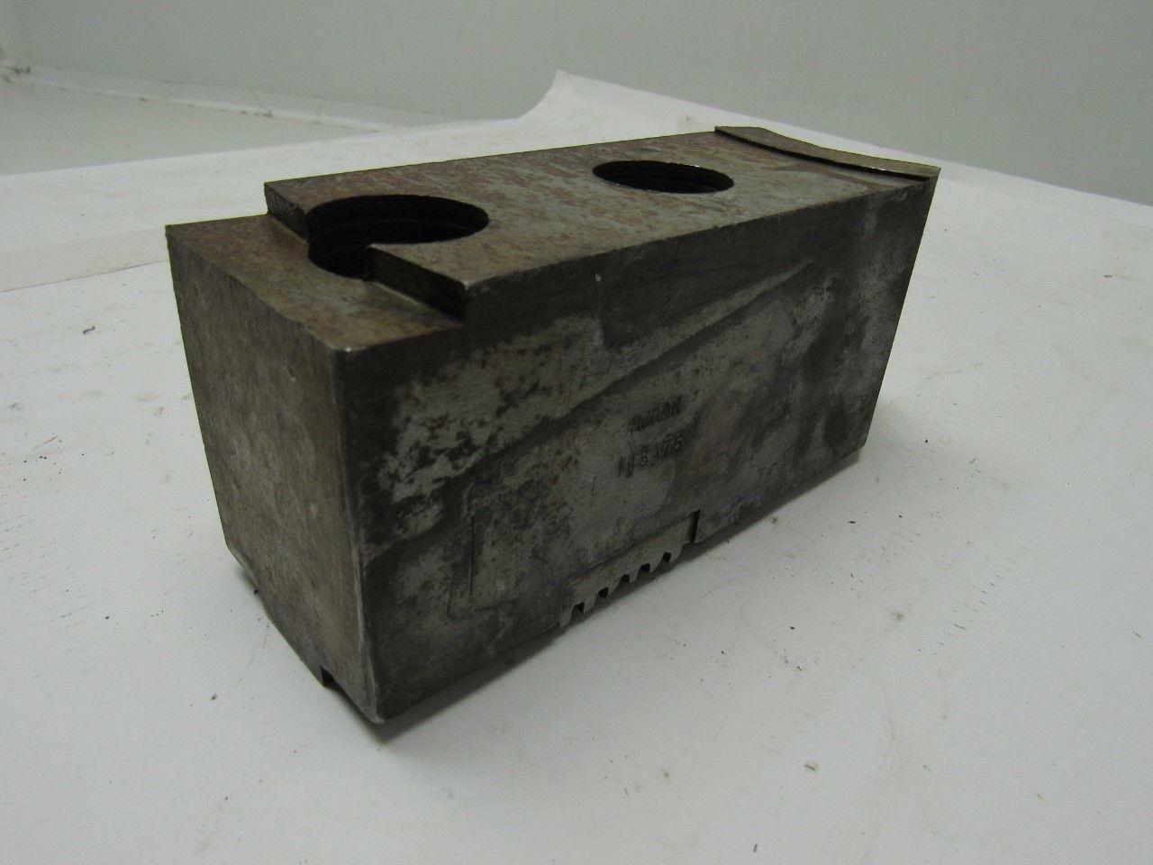 Huron T15A75 Lathe Chuck Soft  Jaws 7-1/8"L x 2-1/2"W X2-7/8"T Lot of 3